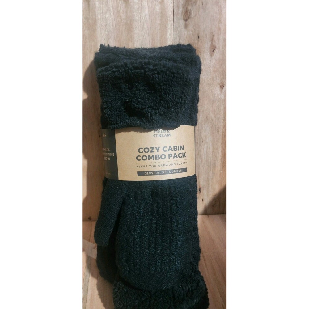 Cozy Cabin  Warm Scarf And Gloves Set Women's! So Soft! NWT!